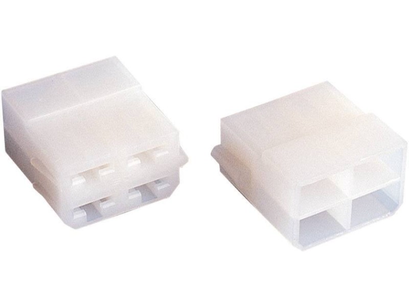 Lot de 100 boitiers unipolaires 635mm femelle nue 4 voies 138x23x24mm - 19531
