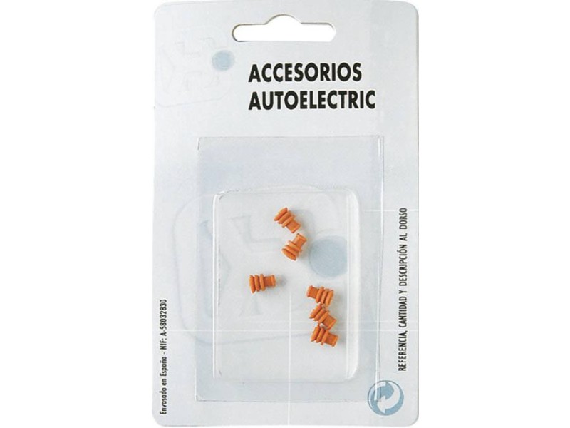 Lot de 6 obturateur en silicone rouge super seal en blister - 19550