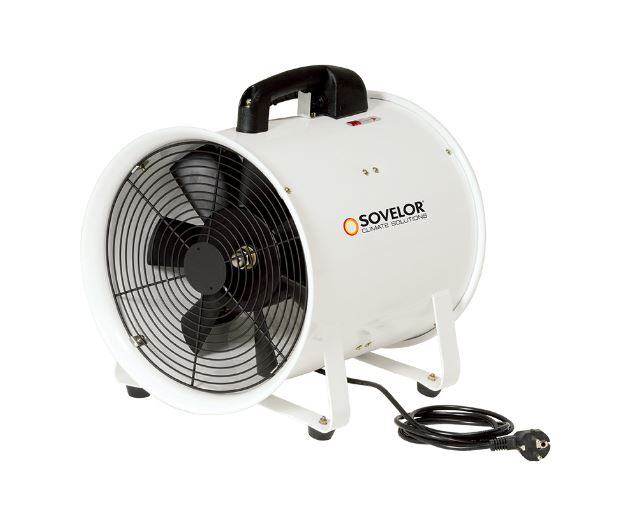 VENTILATEUR MOBILE EXTRACTEUR SOVELOR DIAMETRE 300 MM GAINABLE - V300