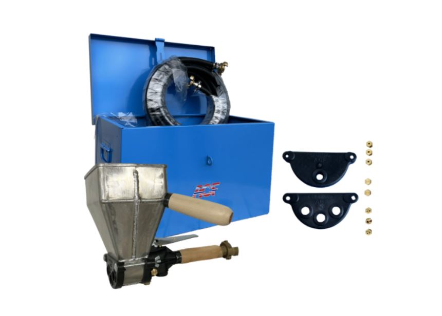 COFFRET PROJECTEUR D’ENDUIT & SABLON À CRÉPIR PNEUMATIQUE ACF ENDUIVIT3