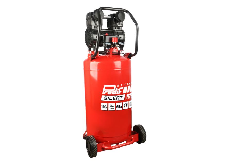Compresseur vertical silencieux PRODIF 100 litres 3 CV  8 bar SIL103V