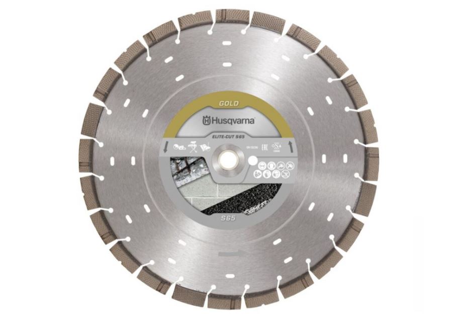 Disque diamant mixte Ø 350 mm ELITE CUT S65 EXO GRIT HUSQVARNA 599494820