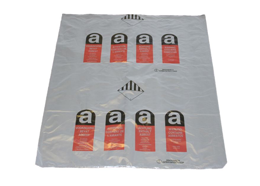 Sac a dechets amiante imprime PE 70 x 110 cm SMH - SMASBESTOS