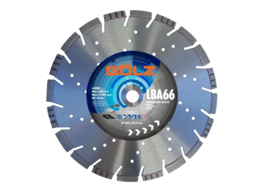 DISQUE DIAMANT LBA66 MIXTE Ø300 AL 20.0 GOLZ LBA66300F