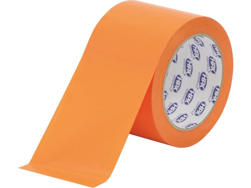 Adhesif pvc par vapeur orange 75mmx33m HPX - 20412
