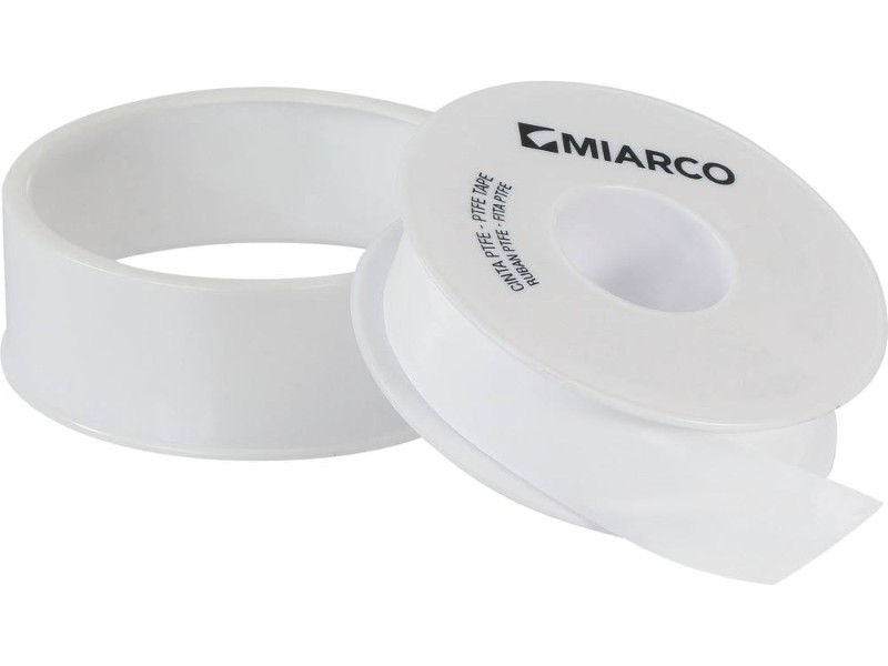 Ruban au ptfe blanc 12mmx12mx0.075mm MIARCO - 20566