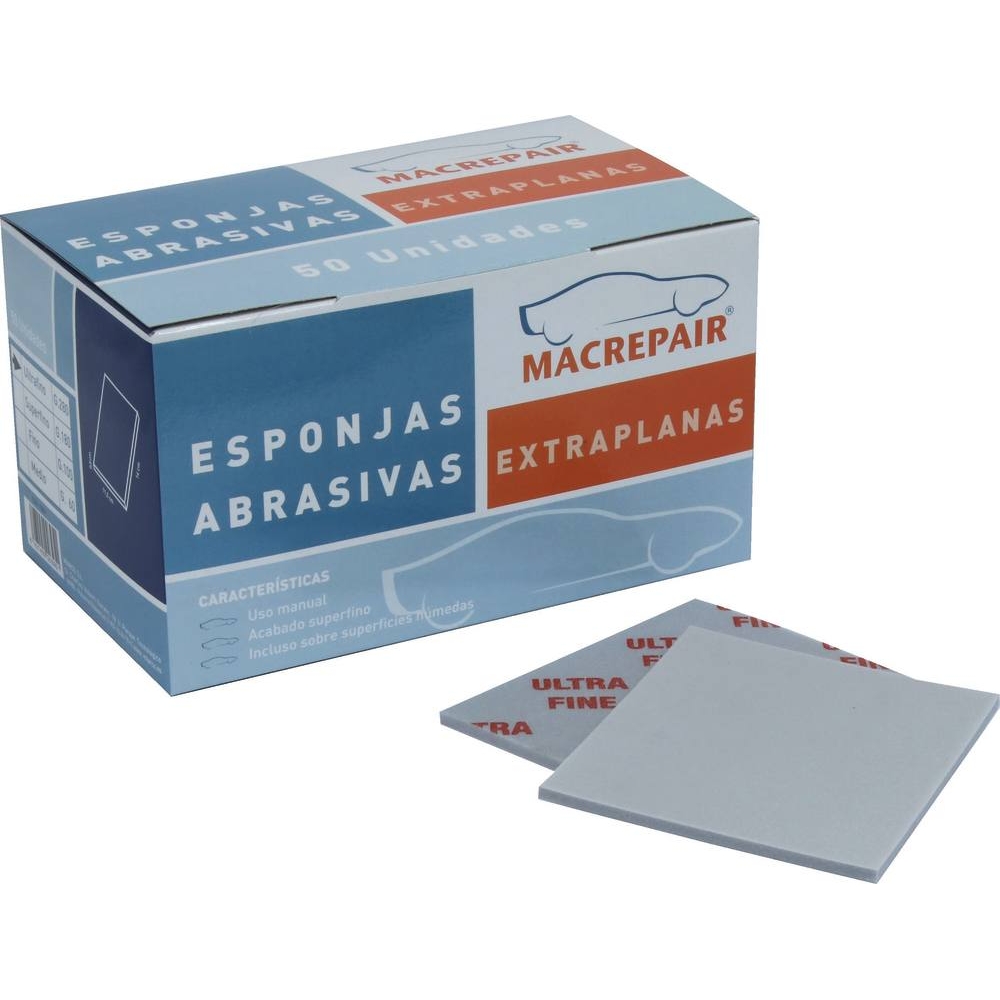Eponge abrasive grain fin - boîte de 200 - MIARCO - 20609.200
