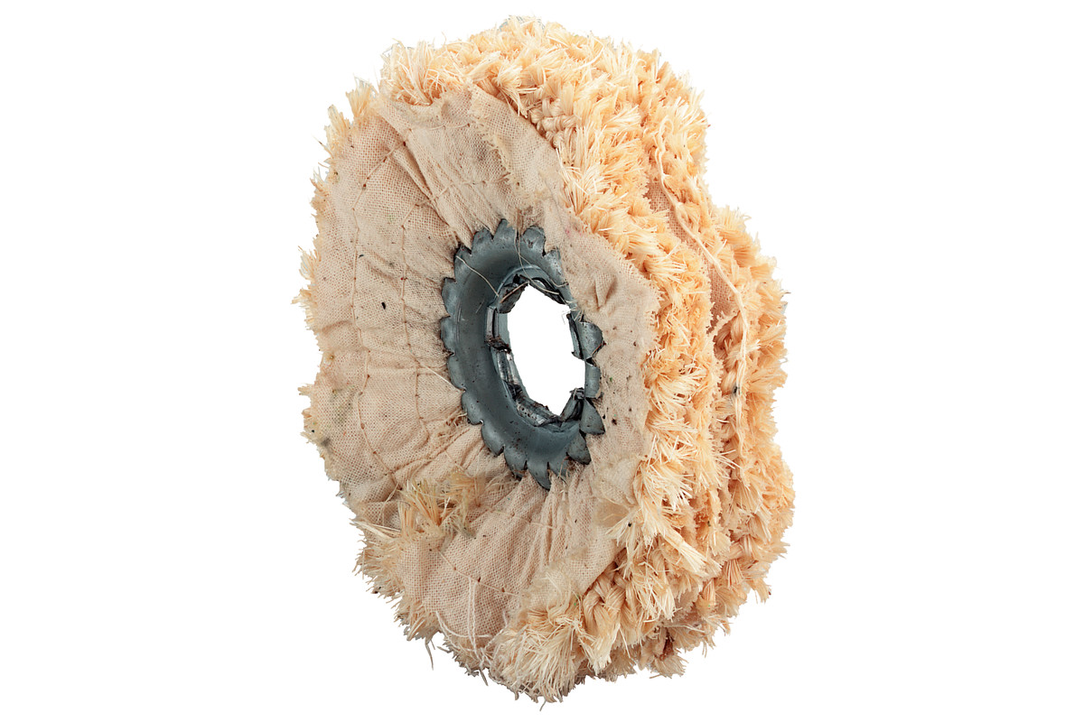5 anneaux à polir Sisal imprégnés, 100x15 mm - METABO - 623507000