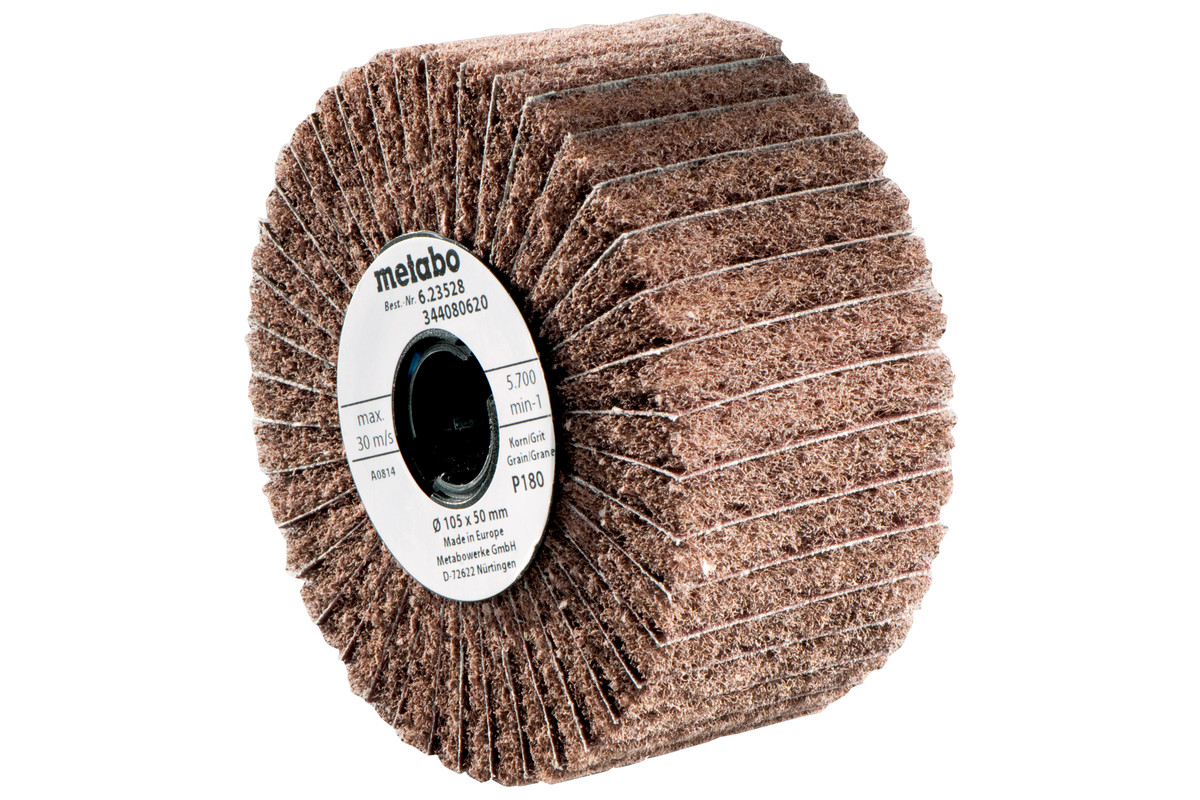 Roue abrasive à lamelles/ en fibre 105 x 50 mm, P 180 - METABO - 623528000