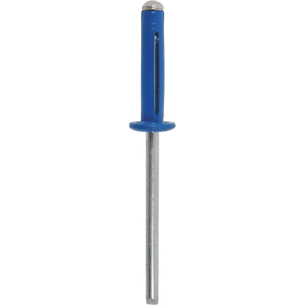 Rivet pétale spécial plaque d'immatriculation bleu 4x18mm - 250 - KLIPPER - 23910.250