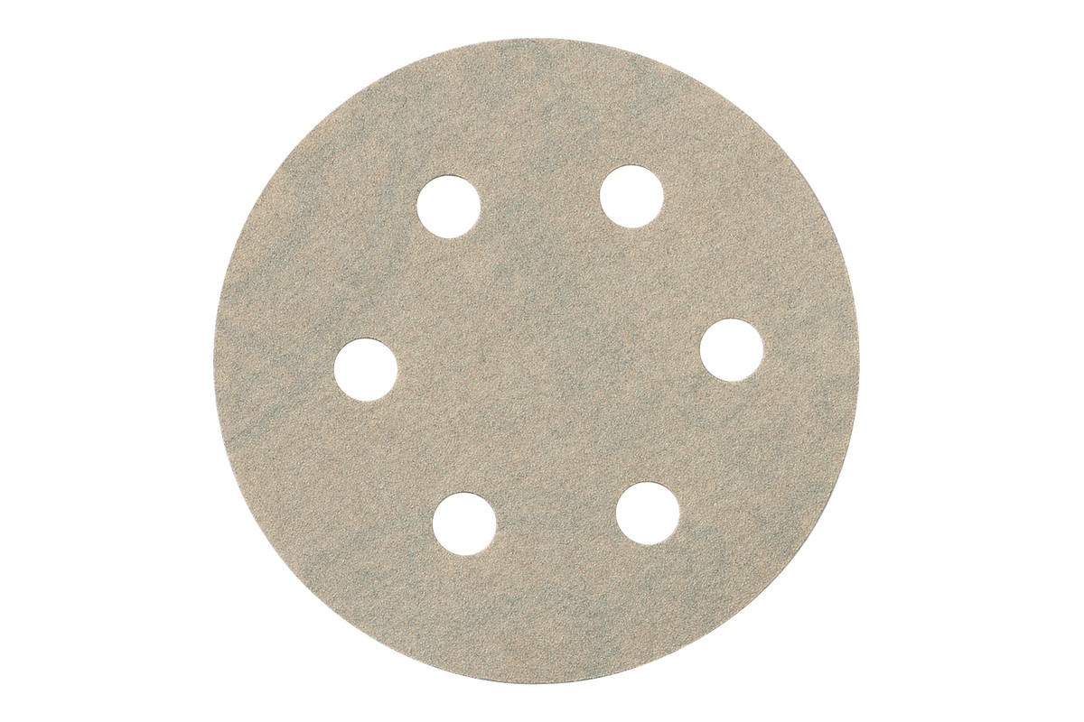 25 feuilles abrasives auto-agrippantes 80 mm, P 60, peinture, SXE - METABO - 624082000