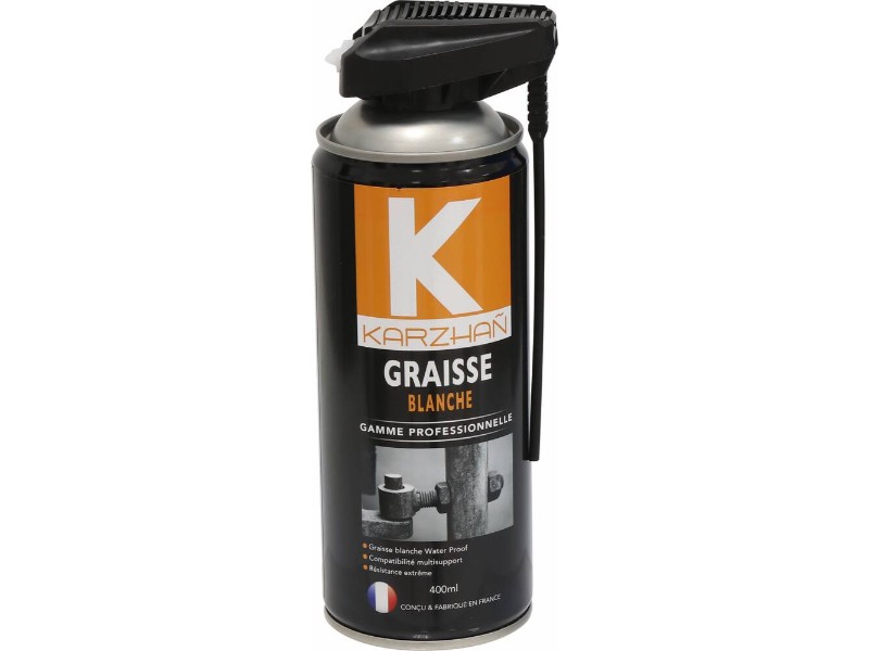 Aerosol 500ml graisse blanche KARZHAN - 24552
