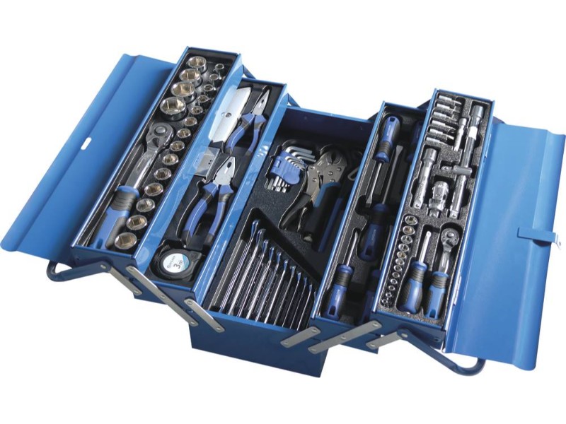 Caisse à outils composée de 76 outils STILKER - 25035