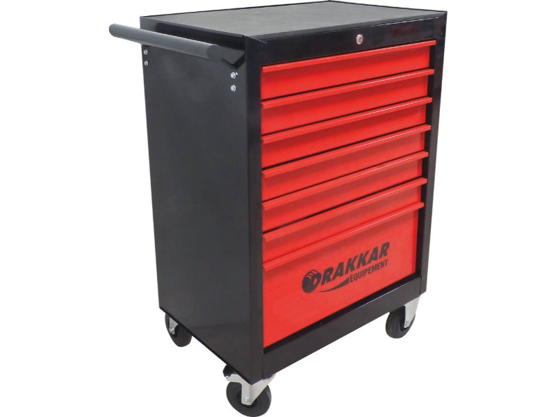 SERVANTE 7 TIROIRS DRAKKAR EQUIPEMENT 09231 + 6 TIROIRS MODULES CARBONE AUTO -25076