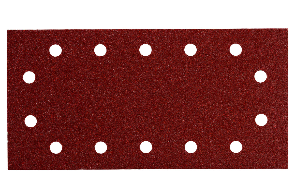10 feuilles abrasives auto-agrippantes 115x230 mm, assort., B+M, SR - METABO - 625795000