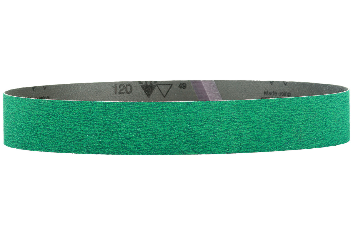 10 bandes abrasives 40 x 760 mm, P60, grain céramique, meuleuse de tubes - METABO - 626308000