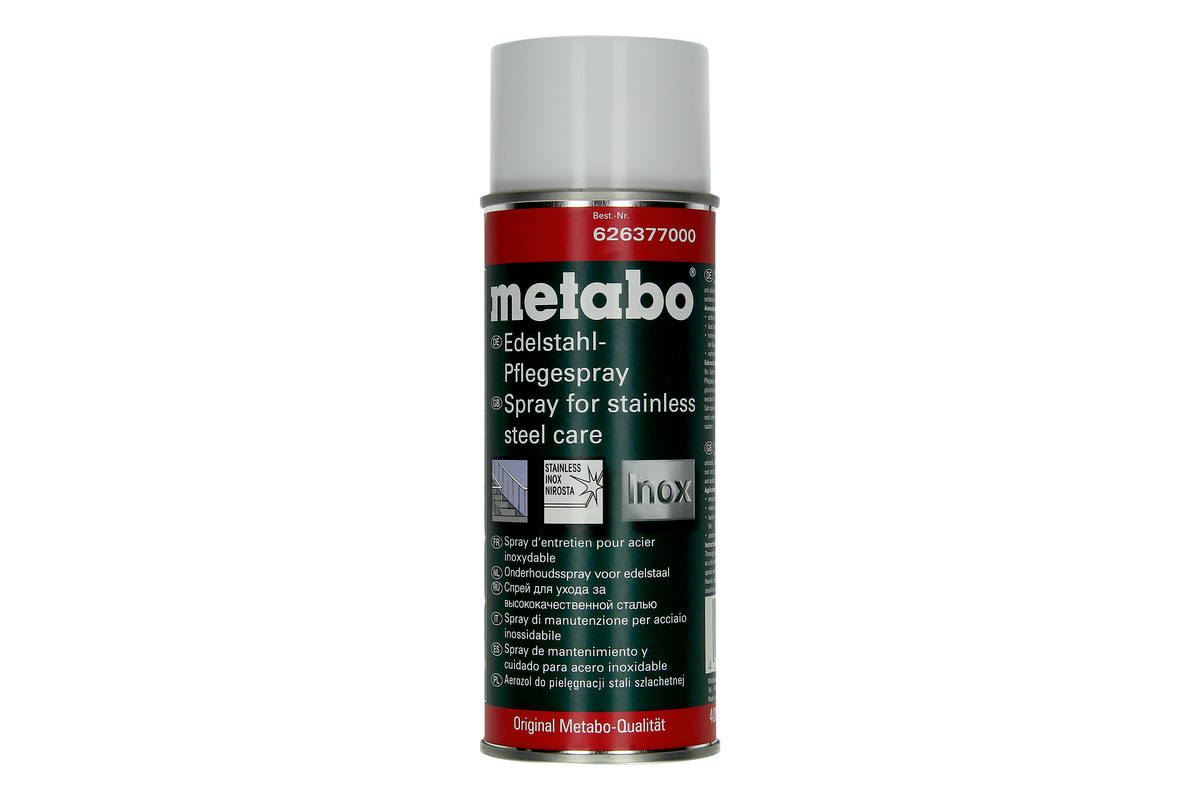 Spray d'entretien pour acier inoxydable 400ml - METABO - 626377000