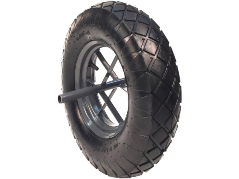Roue de brouette pneu gonflable 400x90 lm255 d.32 150kgs - 26408