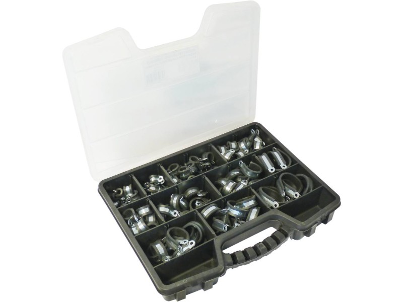 Coffret 125 colliers protection caoutchouc d.8 a 40 EQUINOXE - 26505