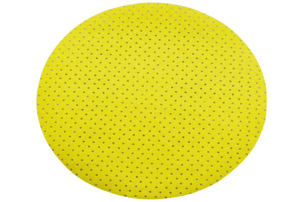 25 feuilles abrasives auto-agrippantes 225 mm, P 120, avec perforation multiple, pour ponceuse à bras - METABO - 626653000