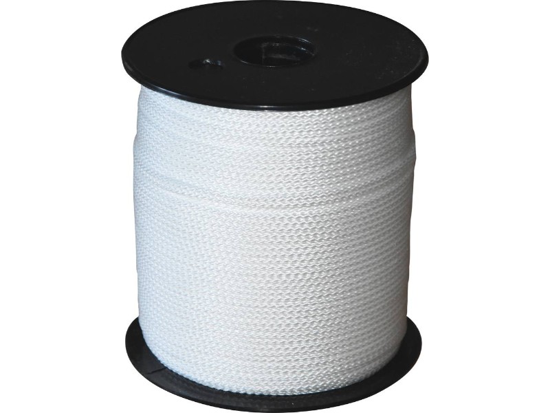 TRESSE POLYPRO BLANCHE 8 FUSEAUX 1.5MM X 100M -  - 27020