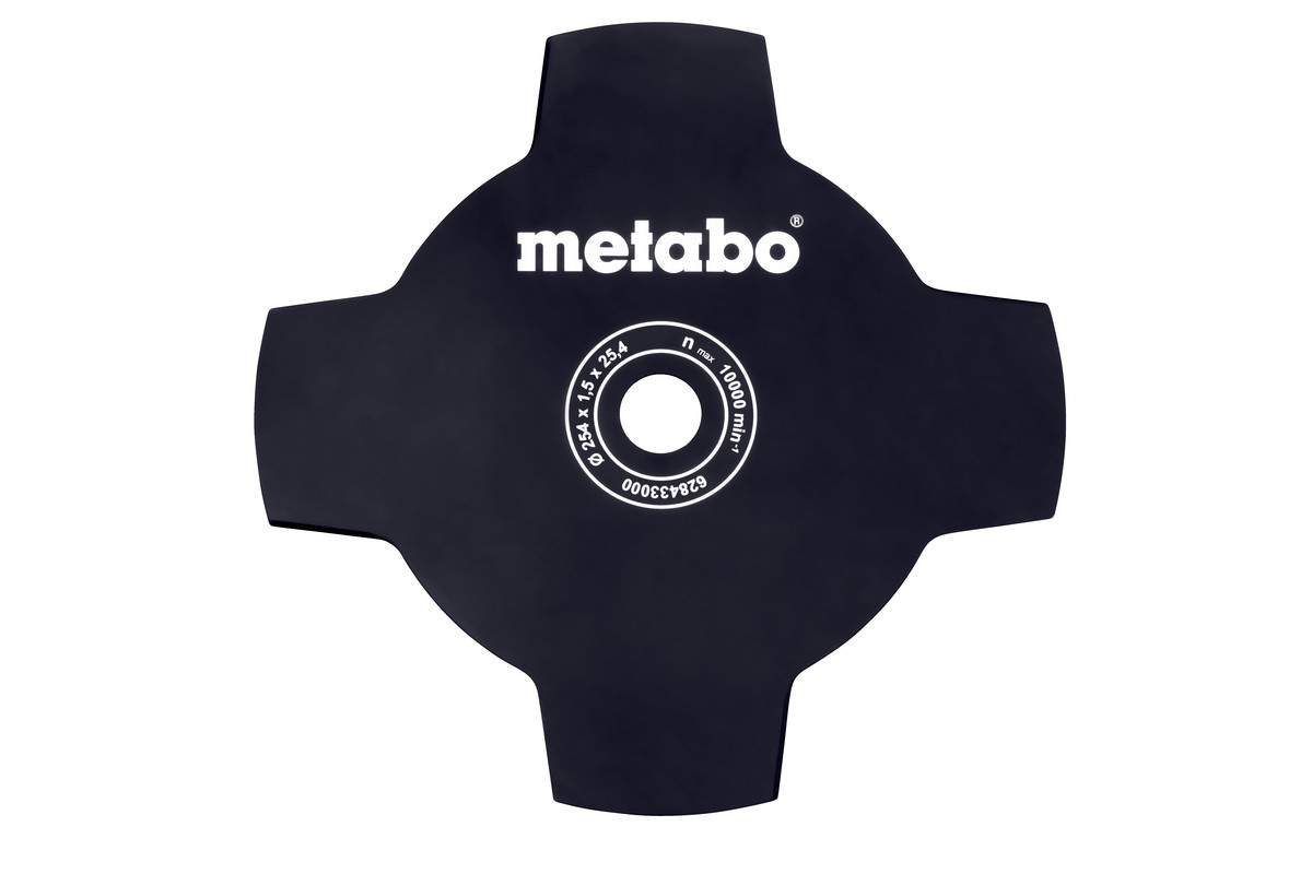 Lame pour gazon à 4 ailettes - METABO - 628433000