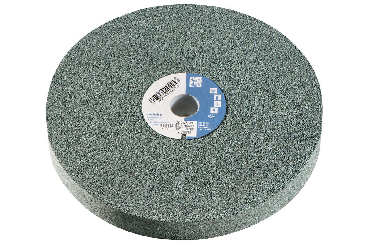 Meule 175 x 25 x 20 mm, 80 J, SiC, Ds - METABO - 629095000