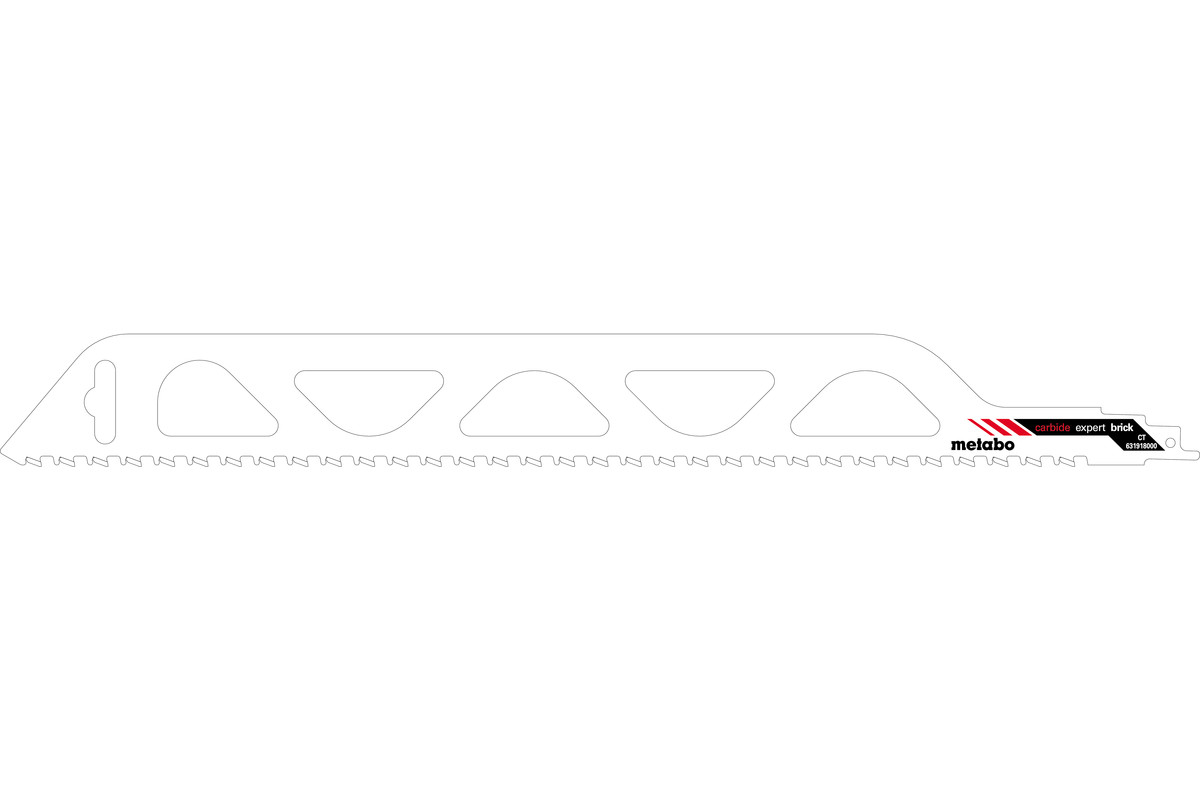 Lame de scie sabre « expert brick » 455 x 1,5 mm - METABO - 631918000