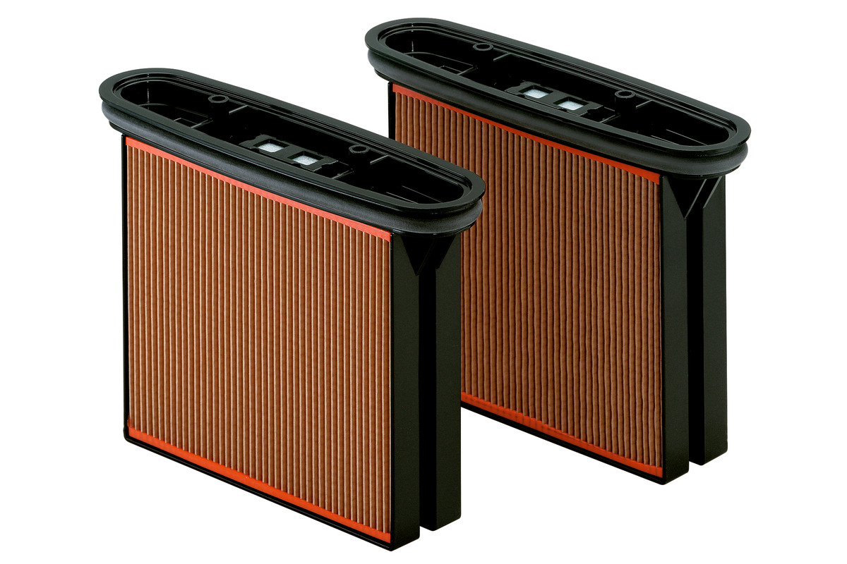 2 cassettes de filtres, cellulose, classe de poussière M - METABO - 631933000