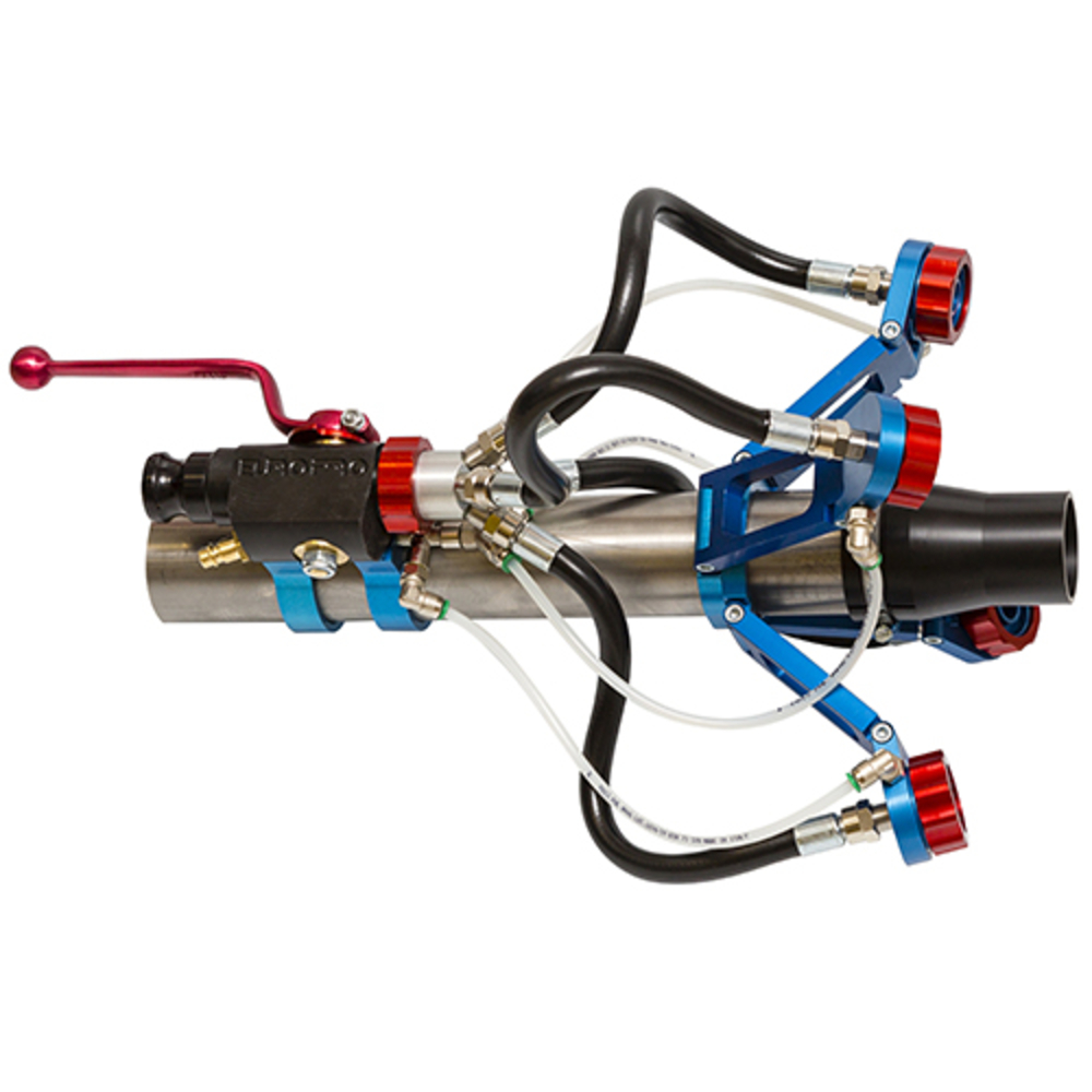 Lance chanvre & chaux ø 63 - 4 têtes seule - EUROMAIR - 40038