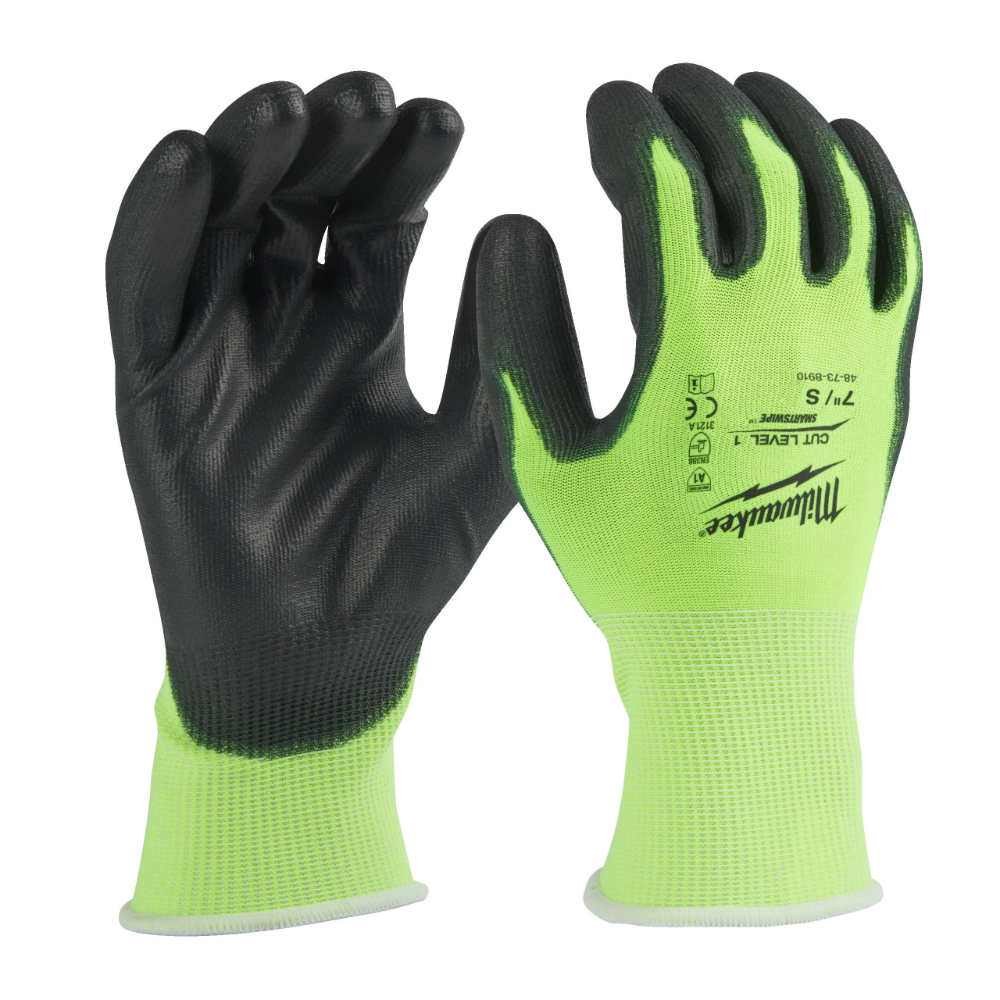 Gants Haute-visibilité Anti-coupure 1/A - MILWAUKEE