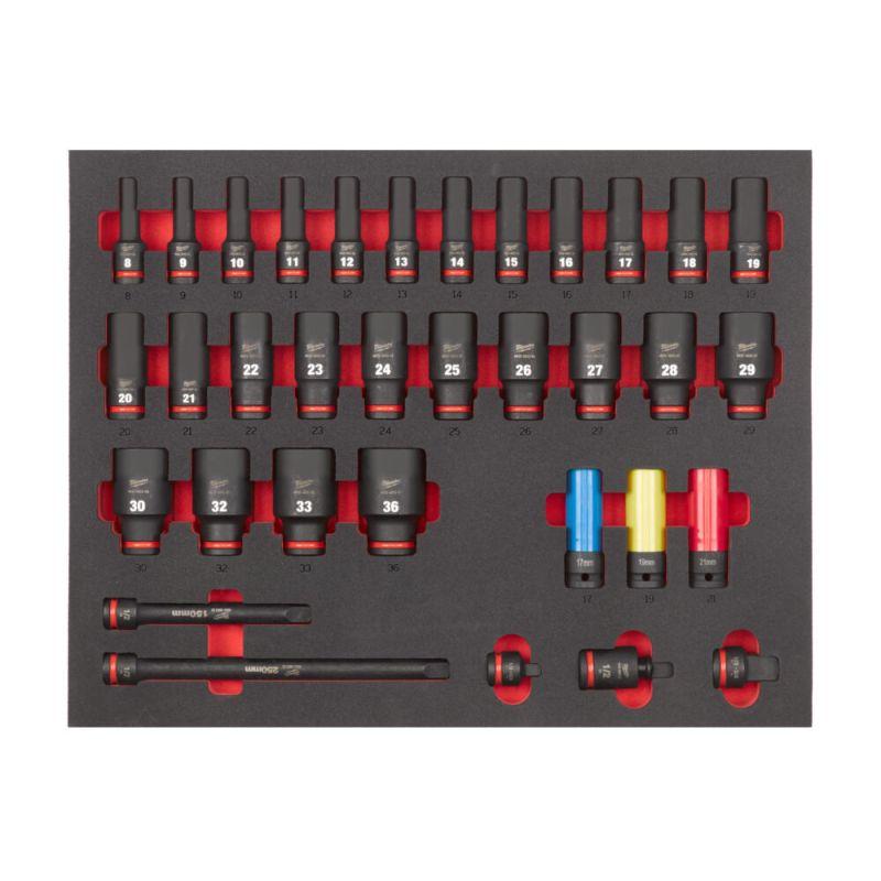MODULES SERVANTE DOUILLES LONGUE 1/2 - MILWAUKEE - 4932493394