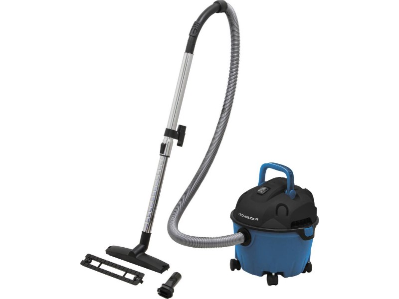 Aspirateur 10l eau poussieres 1200w pvc SCHNEIDER - 50001