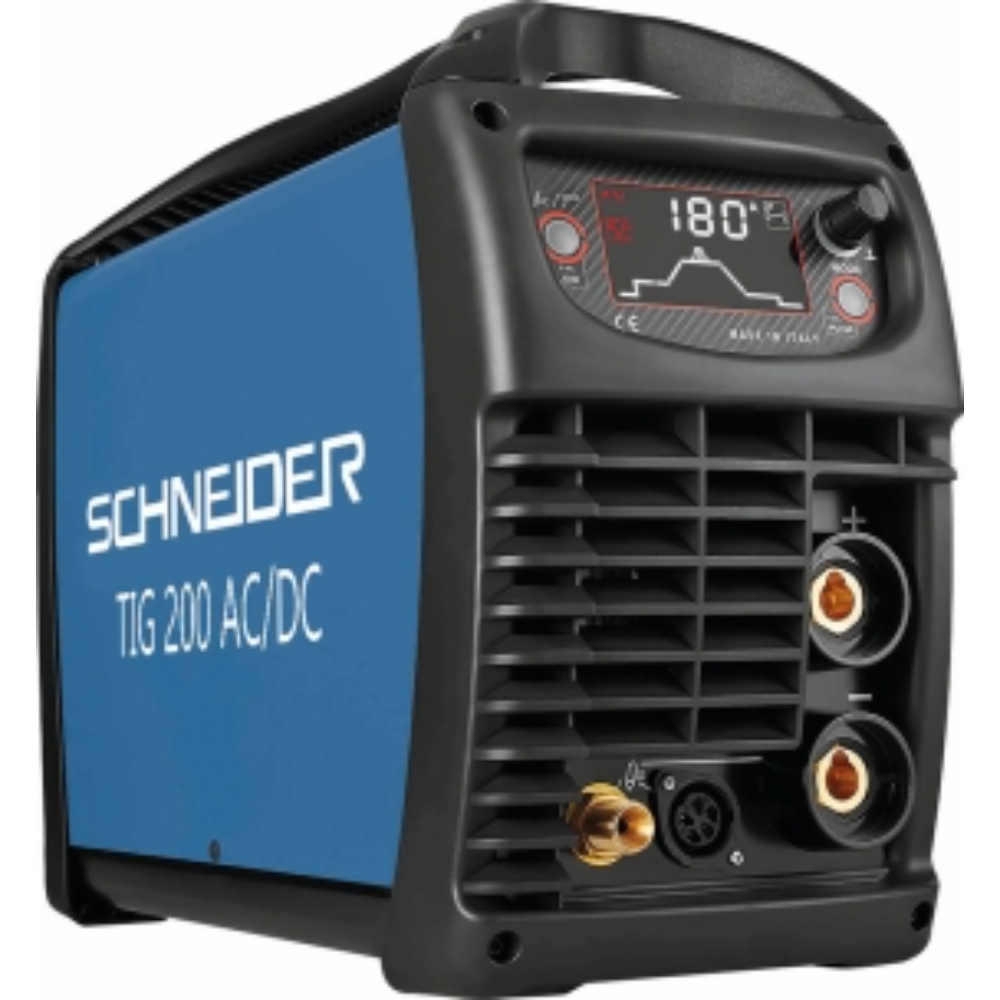 POSTE A SOUDER INVERTER TIG 230V SCHNEIDER TIG 200 AC/DC AVEC ACCESSOIRES - SCHNEIDER SOUDURE - 50487