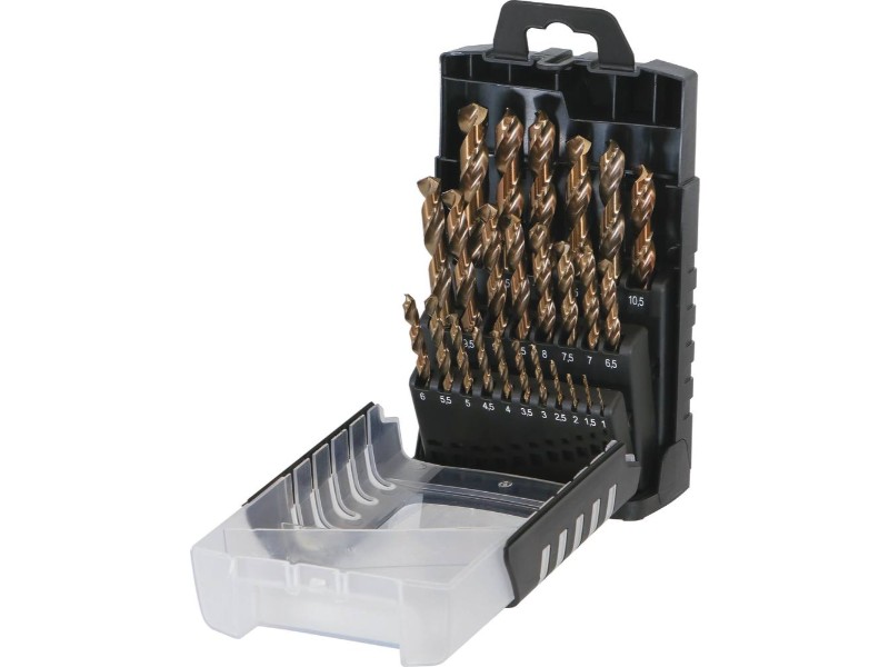Coffret pvc de 25 forets métaux hss 5% c SCHNEIDER - 50605