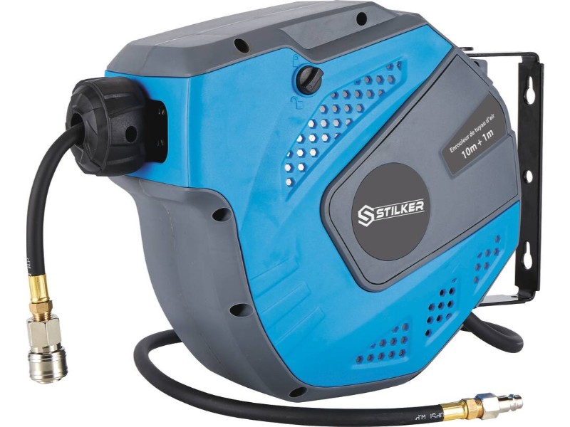 Enrouleur automatique pneumatique 10m+1m orientable STILKER - 51307