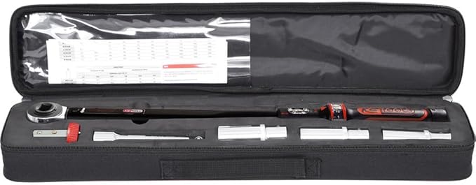 Clé dynamométrique ERGOTORQUEprecision avec trousse, 40-200Nm, 5 pcs. KSTOOLS - 5161905