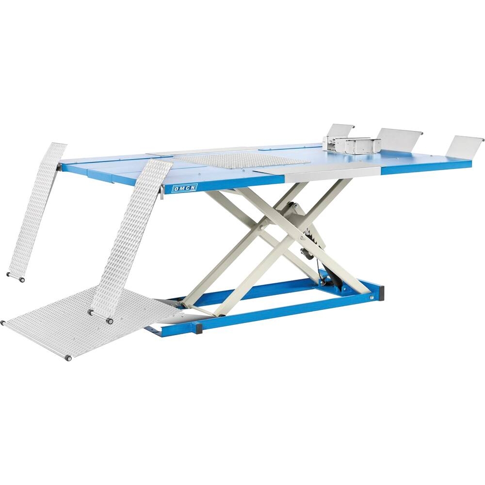 Table élévatrice fixe électro-hydraulique 600kg pour moto/quad/voiturette - OMCN - 52678
