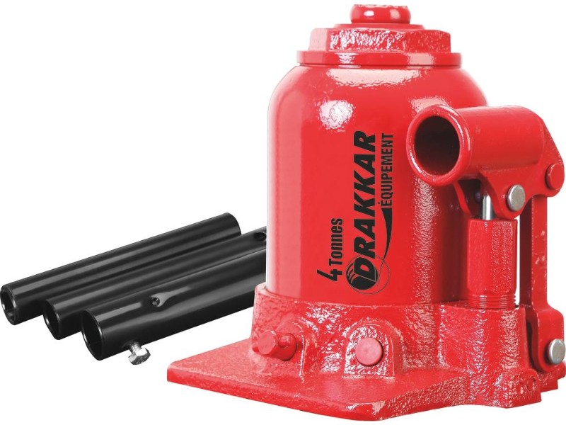Cric bouteille hydraulique télescopique STILKER - 52860