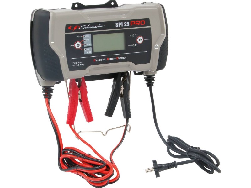Chargeur de batterie SCHUMACHER automatique 12/24V-25/12,5A SPI 25 PRO - 54068 