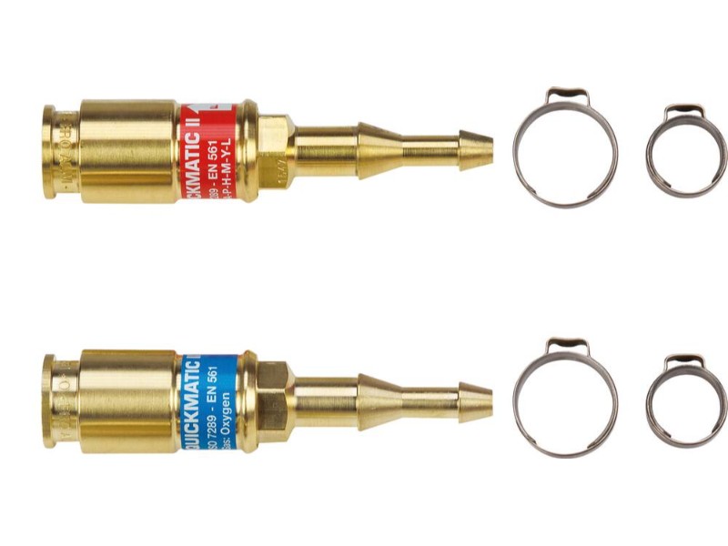 Raccord rapide QUICKMATIC II femelle jeu de 2 WELDLINE - 55112