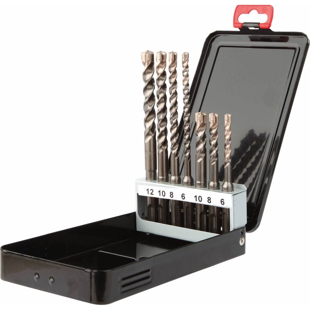Coffret métal de 7 forets béton SDS+ booster 3 taillants - DIAGER - 55560