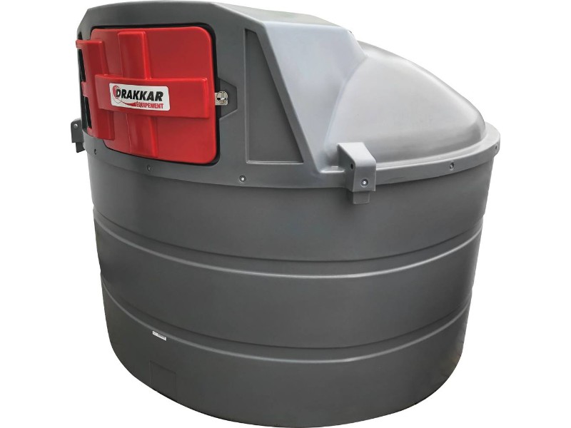 Cuve de stockage fuel DRAKKAR PEHD double paroi 5000L - 56035
