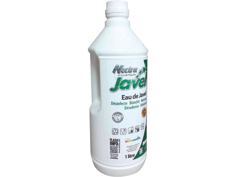 Eau de javel à 2,6% de concentration active NECTRA - 58208