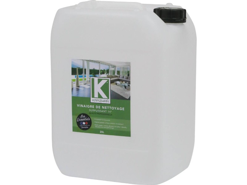 Vinaigre de nettoyage surpuissant 14° en bidon 20L KARZHAN - 58295