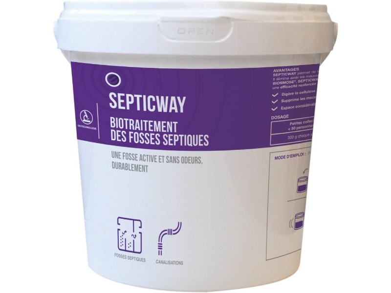 Biotraitement des fosses septiques ECOWAY - 58755