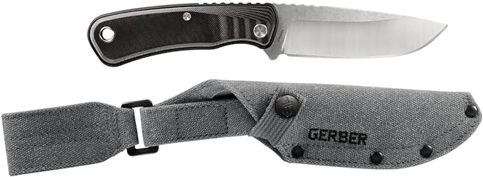 Couteau à lame fixe Downwind avec étui de protection - Noir FISKARS - 1059840