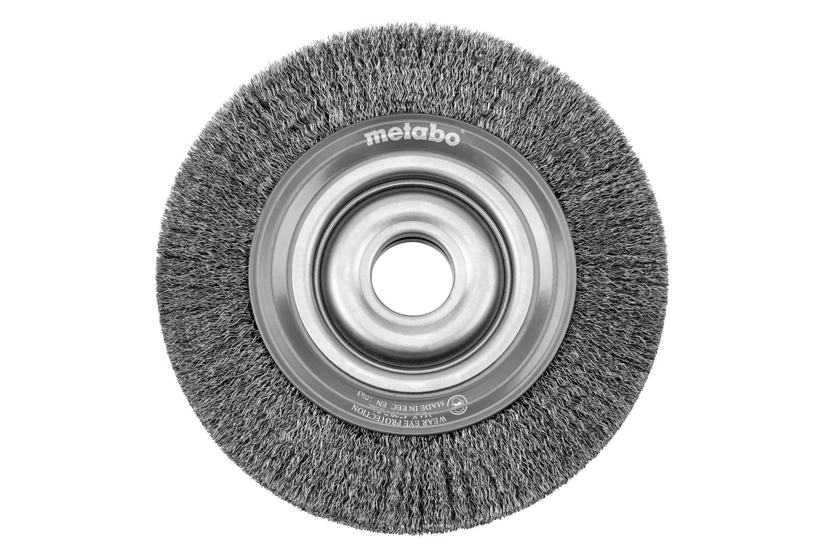Brosse circulaire métallique 200x28x31,75 / 0,3 mm / USA - METABO - 629073000