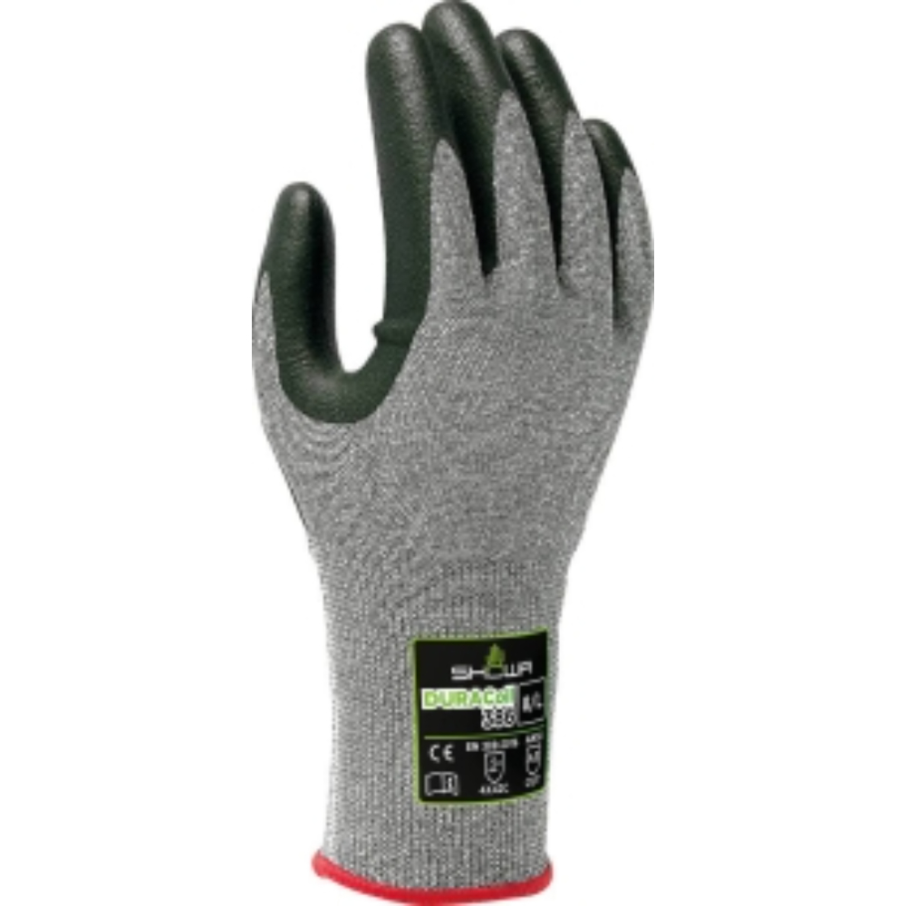 GANT ANTI COUPURE L ENDUIT NITRILE PAUME ET DOIGT - SHOWA - 65127