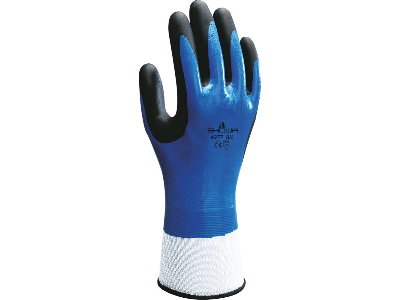 Gants milieux huileux enduit nitrile dos SHOWA - 65140